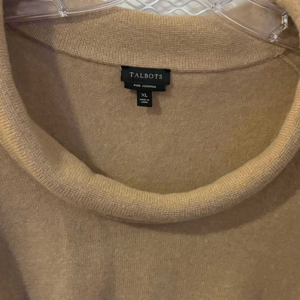 Talbots pure cashmere Cowell neck sweater!